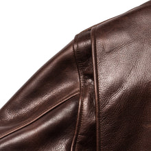 Load image into Gallery viewer, The Moto Jacket in Espresso Steerhide
