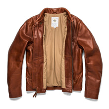 Load image into Gallery viewer, The Moto Jacket in Whiskey Steerhide
