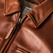 Load image into Gallery viewer, The Moto Jacket in Whiskey Steerhide
