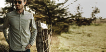 Load image into Gallery viewer, The California in Olive Hemp Poplin
