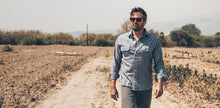 Load image into Gallery viewer, The Chore Shirt in Indigo Striped Chambray
