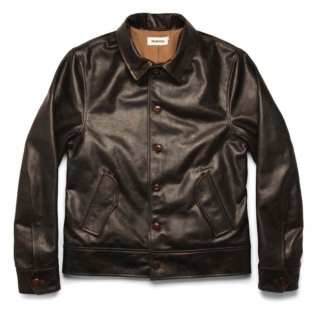 The Cuyama Jacket in Cola Leather – softsensbaby443.com