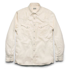 Load image into Gallery viewer, The Western Shirt in Natural Corded Denim

